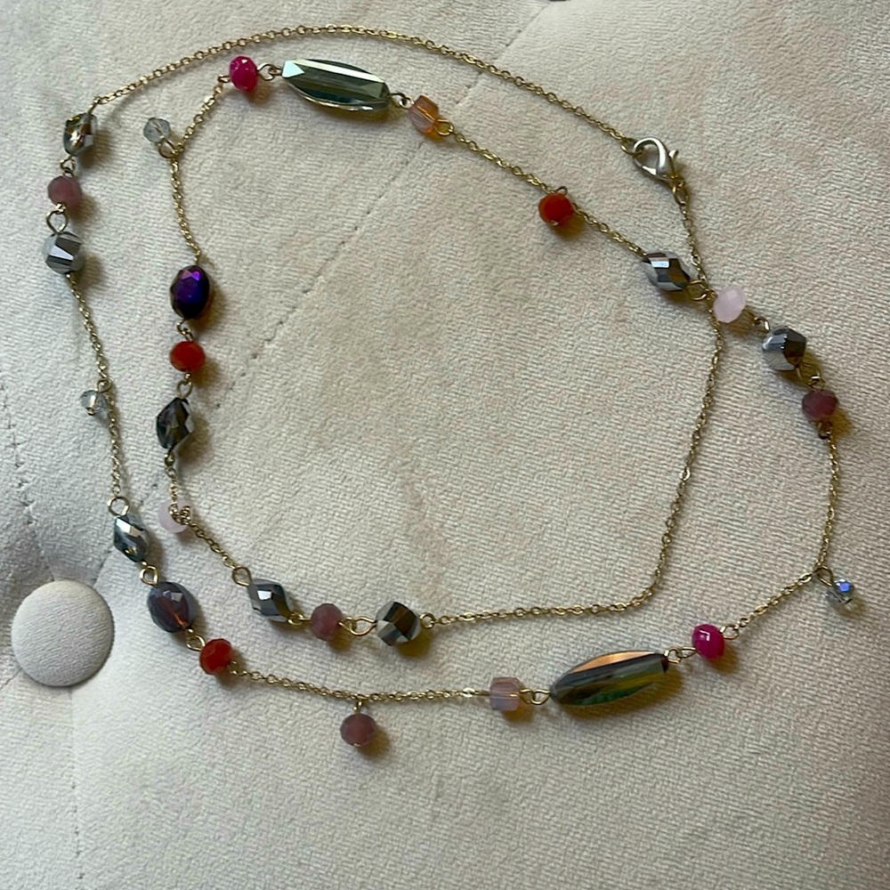 Sparkly beaded necklace
